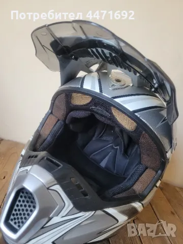 Кросова каска Syko, снимка 4 - Спортна екипировка - 50280416