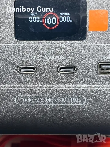 Jackery Explorer 100 Plus Power Station, 99Wh LiFePO4 батерия Power Bank, 128W  преносимо зарядно, снимка 11 - Външни батерии - 50079665