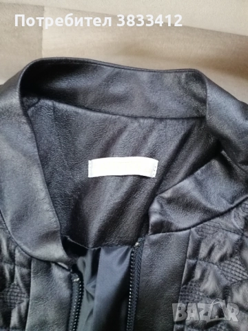 Дамско кожено яке, снимка 3 - Якета - 51974124