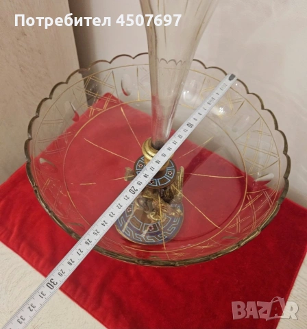 Christofle Бронзов ваза - център за маса., снимка 8 - Антикварни и старинни предмети - 53090038