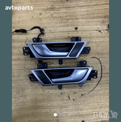 Audi a6 c6 комби вътрешни дръжки задни врати, снимка 2 - Части - 40387437