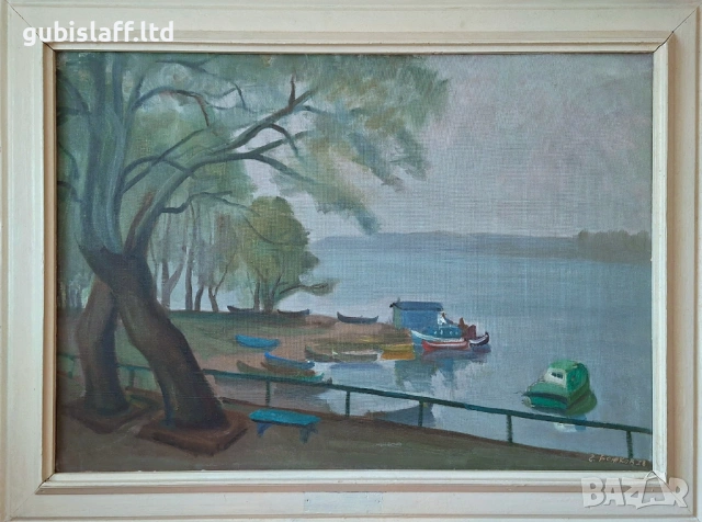 Kартина "Никопол", 1978 г., худ. Георги Божков (1927-2005)