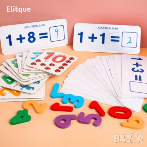 Дървена образователна игра за най-малките на английски език WJ4, снимка 11 - Образователни игри - 52820393