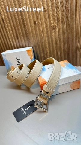 YVES SENT LAURENT 🤍 Естествена Кожа 🤍 Дамски Колани , снимка 7 - Колани - 54138513