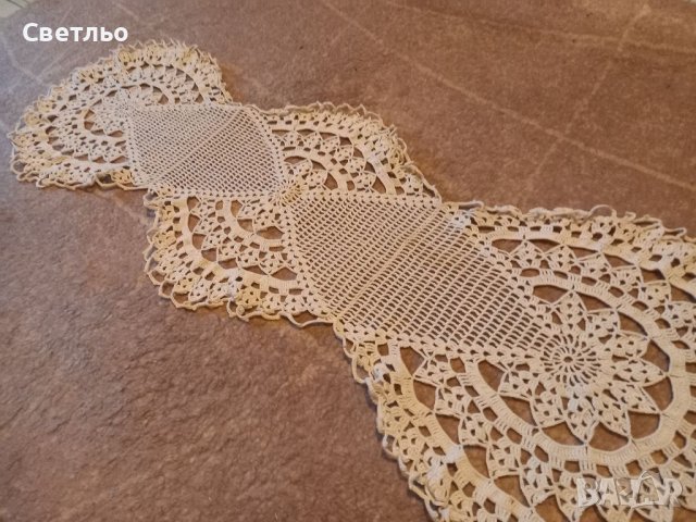 Каре плетено на една кука Плетка Декорация