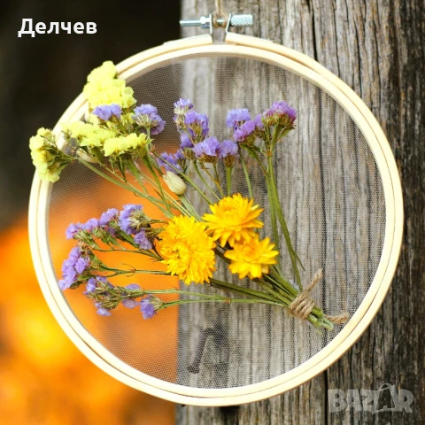 Пана и букети от сухи цветя, снимка 10 - Декорация за дома - 51338916