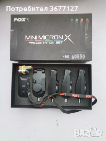 Сигнализатори fox mini micron X 4+1, снимка 6 - Такъми - 52892645