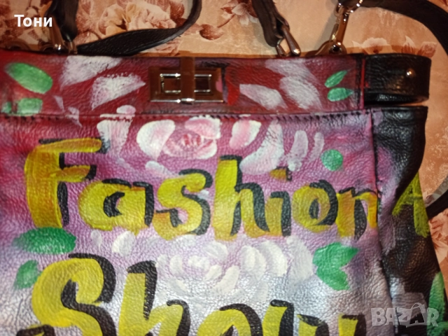 FASHION SHOW Нова Дамска Чанта Изцяло от Естествена Кожа , снимка 10 - Чанти - 52418734