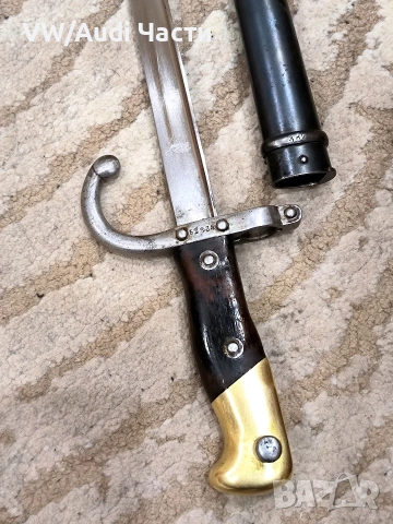 Френски щик нож ГРА Waffenfabrik Steyr гръцка поръчка , снимка 4 - Антикварни и старинни предмети - 53342500