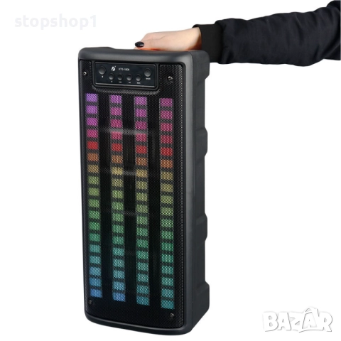 Караоке тонколона с Bluetooth KTS-1806 2х6,5'', снимка 6 - Bluetooth тонколони - 52630430