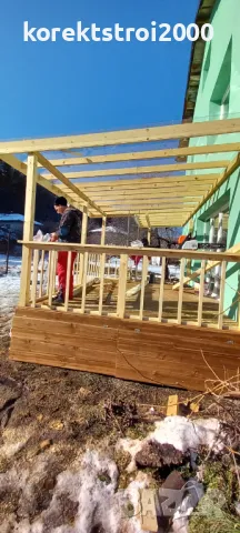  Ремонт на покриви, Дървени навеси, Изграждане на дървени навеси, Беседки, Перголи. , снимка 12 - Ремонти на покриви - 32467658