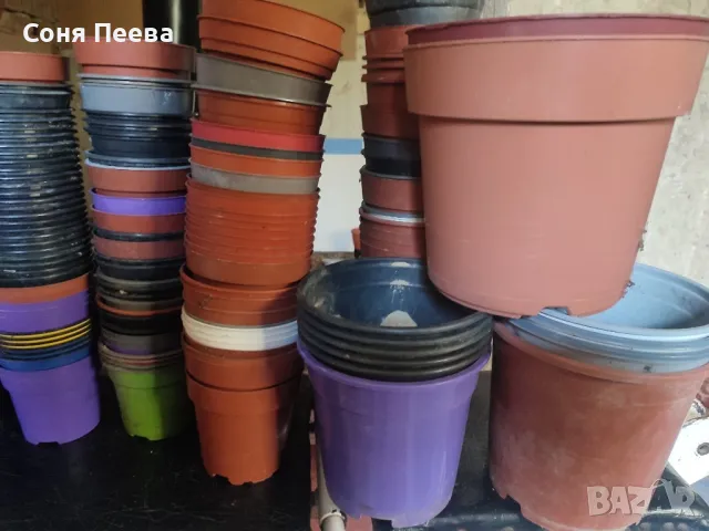 Работни саксии от плътна пластмаса започващи от 10ст., снимка 3 - Саксии и кашпи - 47258156