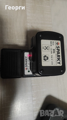 Работещ винтоверт Sparky - пълен комплект, работещи батерии., снимка 8 - Винтоверти - 52930188