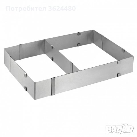 РЕГУЛИРАЩ РИНГ ЗА ТОРТА - ПРАВОЪГЪЛЕН, снимка 12 - Други стоки за дома - 39987227