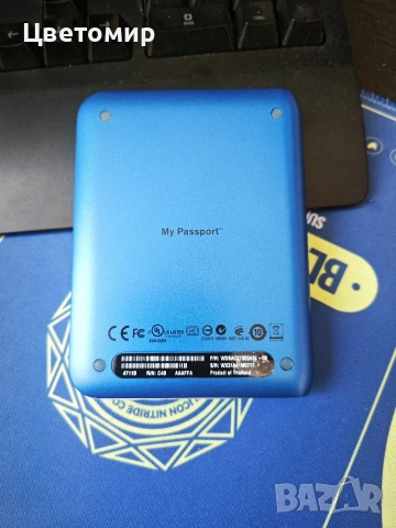 Външен хард диск WD My Passport 750GB 2.5" USB 3.0 100% Health ( работил е 6дни), снимка 6 - Външни хард дискове - 54316810