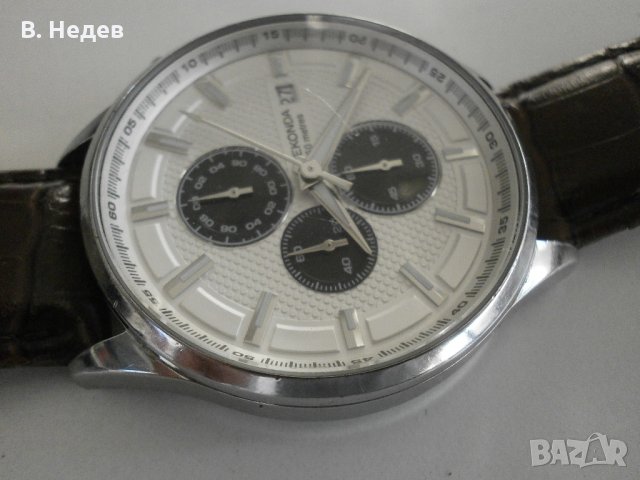 SEKONDA, quartz, chonograph, British design, Japan mvt, снимка 3 - Мъжки - 29894339