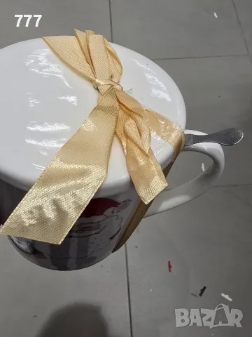 коледни чаши с лъжички , снимка 4 - Чаши - 47868381