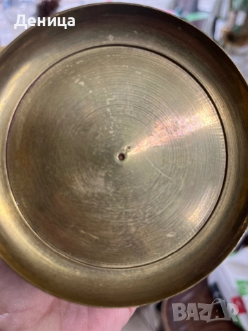 Месингова кана Индия Изящно извитата дръжка и плавно оформеният чучур придават на каната грацията на, снимка 9 - Други - 52598805