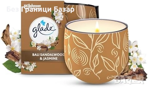Нови Glade Дълготрайни ароматни свещи с етерични масла 6 броя комплект, снимка 4 - Други стоки за дома - 51759521