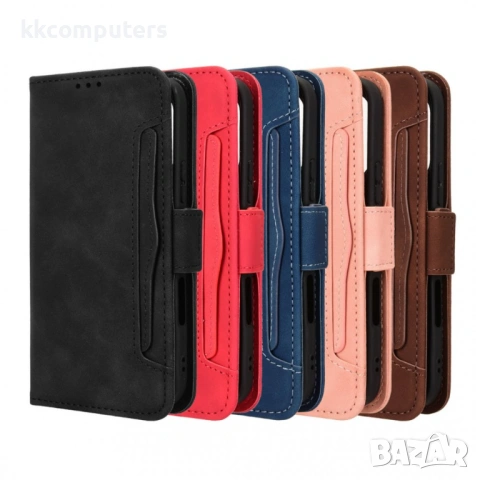 Кожен Калъф Портфейл за Honor 600 Lite 5G - Свалящ се държач, Двоен магнит, 5 цвята, снимка 2 - Калъфи, кейсове - 54218883