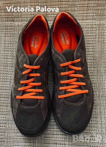 Дамски маратонки Clarks Arbor Jade (естествен велур) - стелка 26.2 см, снимка 16 - Маратонки - 42657008