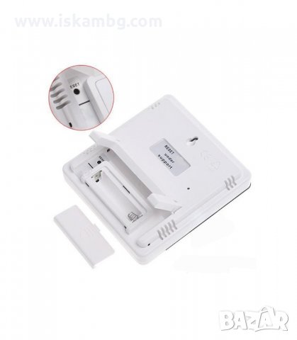 HTC-1 СТАЕН ТЕРМОМЕТЪР ВЪТРЕШНА И ВЪНШНА ТЕМПЕРАТУРА, ВЛАГОМЕР, ЧАСОВНИК - код HTC-1, снимка 4 - Друга електроника - 34090543