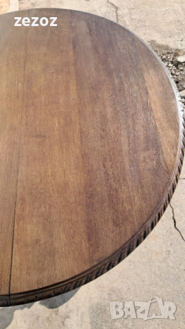 Маса антикварна масив №120, снимка 6 - Маси - 51854181