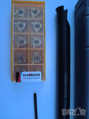 Комплект стругарски нож SNR0016Q16 с 10 пластини 16IR AG60 и ключ, снимка 3 - Други инструменти - 50782844