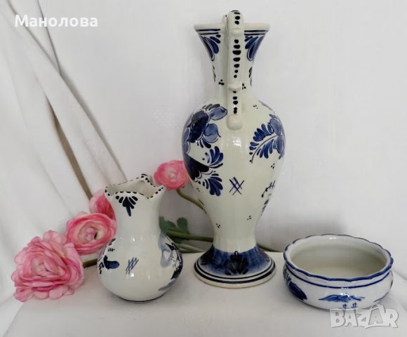 Delft Holland, снимка 3 - Антикварни и старинни предмети - 37396242