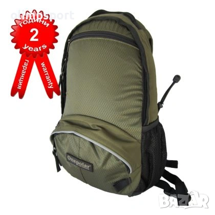 раница ONEPOLAR, 45х27х10 см, Зелена, 2 години гаранция /PO1019/