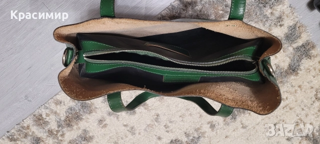 Дамска чанта.Естествена кожа , снимка 2 - Чанти - 52636539