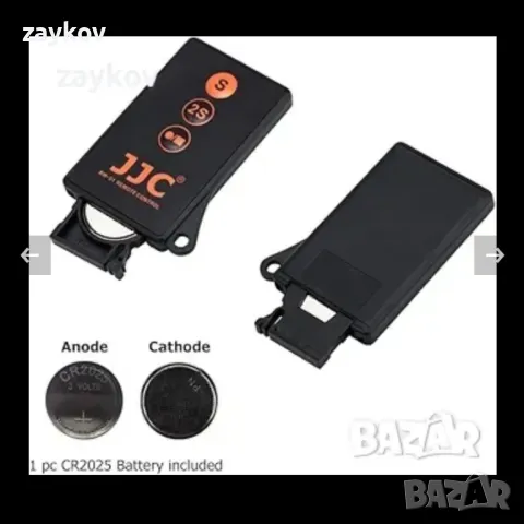 Безжично IR инфрачервено дистанционно управление JJC с допълнителен бутон за стартиране, снимка 2 - Дистанционни - 50172934