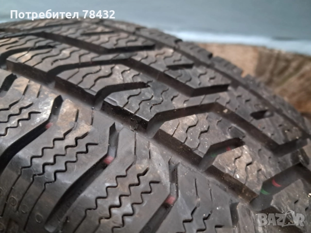Зимни бусови гуми с джанти 195/65/16 С - 2 броя, снимка 2 - Гуми и джанти - 52919507