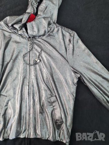 Сребристо горнище , снимка 3 - Якета - 37755969