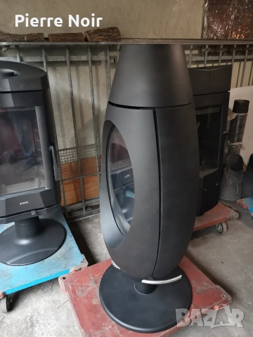 Дизайнерска чугунена печка / камина на дърва , снимка 5 - Отоплителни печки - 48199722