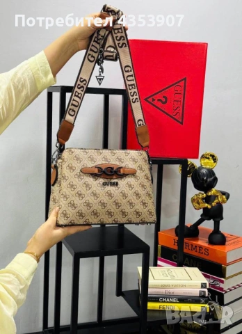 Guess дамска чанта, снимка 3 - Чанти - 53984340