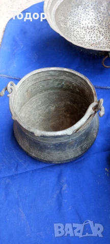Продавам медни съдове: бакър, менче, гевгир, капак, снимка 3 - Антикварни и старинни предмети - 54292883