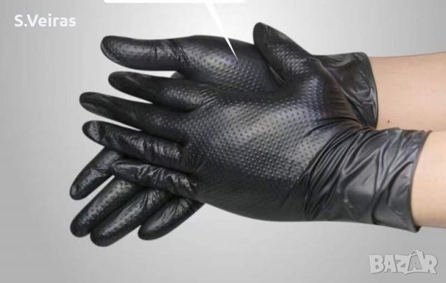 Защитни Ръкавици с Диамантена структура, Без Пудра, Размери-M, L, XL, снимка 4 - Диамантени и режещи инструменти - 37155571