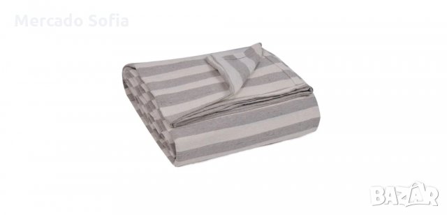 Покривало за мебели, Екрю кафяво райе