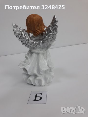 Ангел изправен със свещ- Модел Б, снимка 7 - Статуетки - 37925933