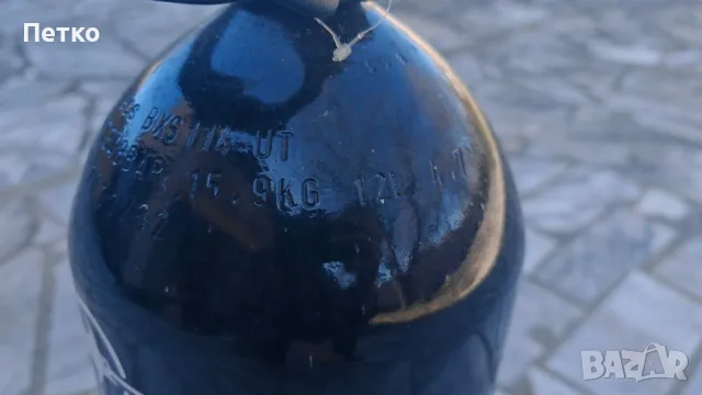 Бутилка за гмуркане Beuchat 12 литра, снимка 4 - Водни спортове - 56476856