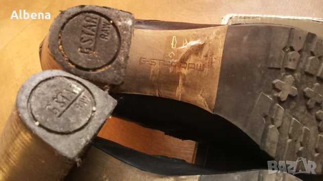 G-Star дамски обувки EUR 36 / UK 3 естествена кожа 2-6-S, снимка 14 - Дамски боти - 30710220