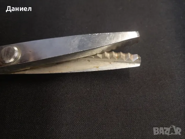 Назъбена ножица, снимка 2 - Антикварни и старинни предмети - 47793722