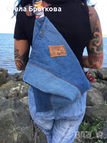 Дамски дънкови ранички и чанти, снимка 3 - Раници - 36947647