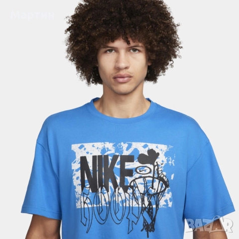 Мъжка тениска Nike Max90 Basketball - размер M/L, снимка 2 - Спортни дрехи, екипи - 51485801