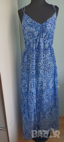 Дълга лятна рокля Kippahl L, снимка 4 - Рокли - 37214453