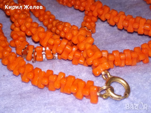 КРАСИВО РЕТРО СТИЛ ГЕРДАНЧЕ КОЛИЕ ХЕНД - МЕЙД АРТ БИЖУ с МЕСИНГОВИ ЕЛЕМЕНТИ и ЗАКОПЧАЛКА 37089, снимка 10 - Колиета, медальони, синджири - 40415297