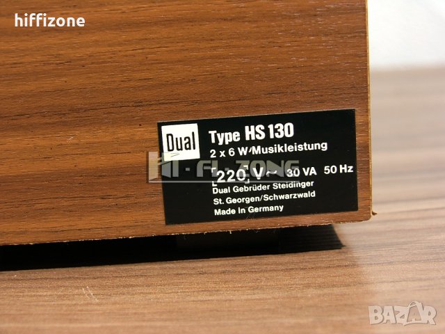  Dual hs-130 /6  ГРАМОФОН , снимка 13 - Грамофони - 44305576