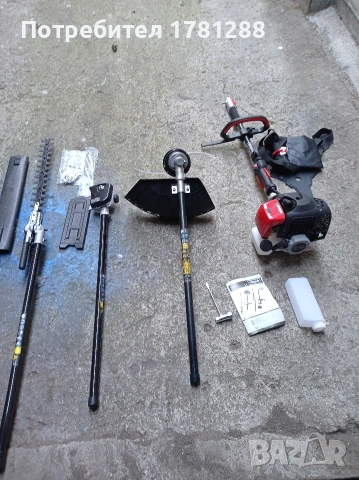 Универсален тример за косене, рязане на клони и подстригване на жив плет. 52куб.