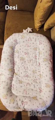 Бебешко гнездо с 2 лица+ възглавница за кърмене и фотьойл -барбарон , снимка 2 - Други - 48067441